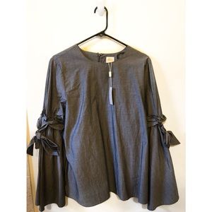 Long Bell-Sleeve Top